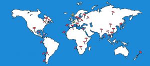 Une vue satellite des échappées